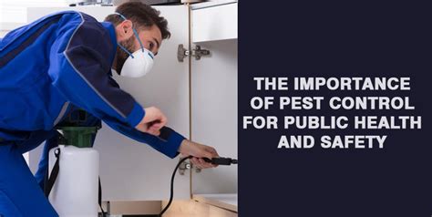 Public Health And Safety Importance Of Pest Control Measures