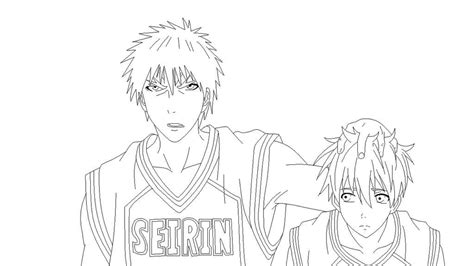 Disegni Da Colorare Kagami Taiga E Kuro Tetsuya Kuroko No Basket