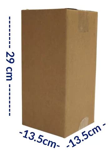 Caja Cartón Corrugado Rectangular Paq 10 13 5 Cm X 29 Cm MercadoLibre