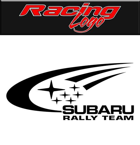 Subaru Rally Team Decal North 49 Decals