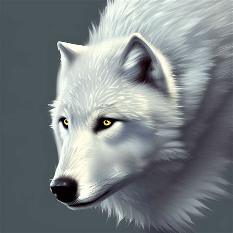 White Wolf Face