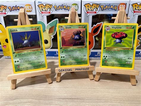 First Edition Oddish Evolution Bundle Etsy