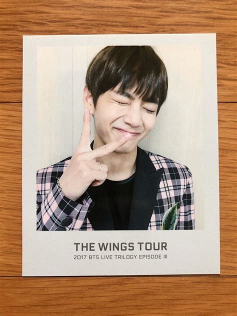 Bts The Wings Tour 2017 Ticket Album Official Photocards Select Member Ebay