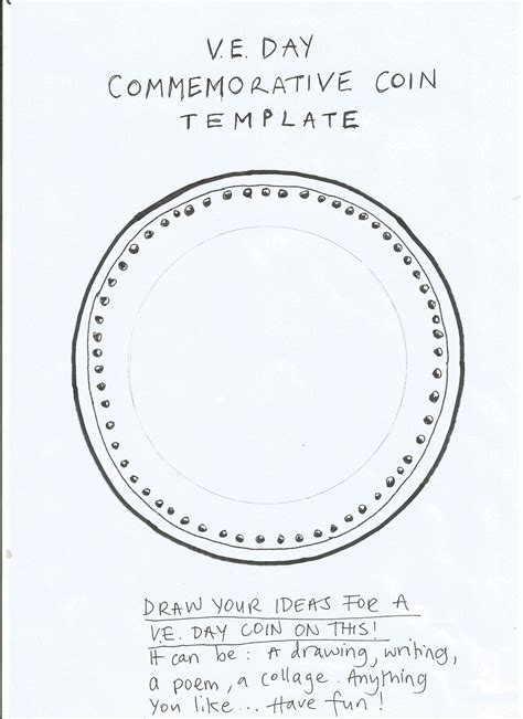 Commemorative coin template – WW2 in Brighton & Hove