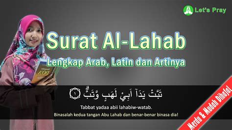 Surat Al Lahab Al Masad Lengkap Arab Latin Dan Artinya Benar Merdu