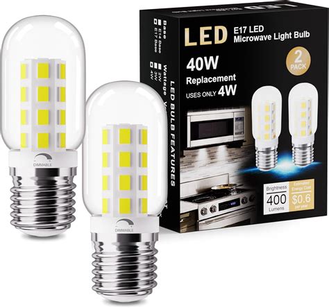 Amazon Winshine Microwave Light Bulbs Under Hood E Led Bulb