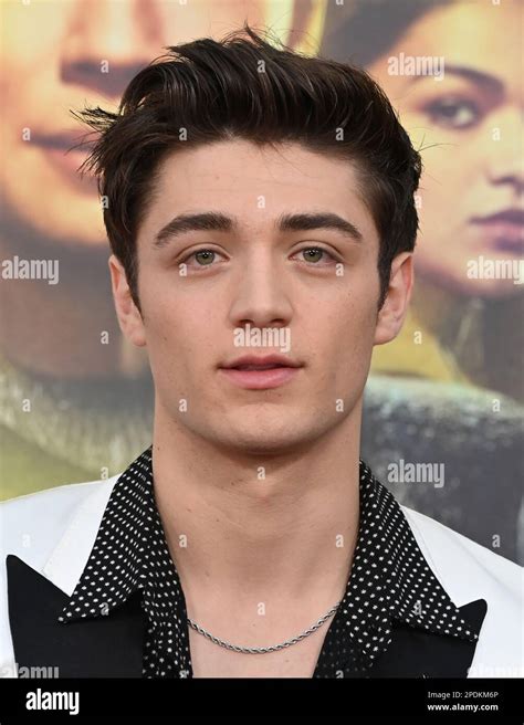 Westwood Ca 14 03 2023 Asher Angel Arriving At The Los Angeles Premiere Of Warner Bros