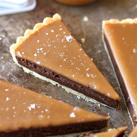 Salted Caramel Bittersweet Chocolate Tart Life Made Simple