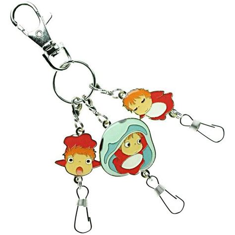 Adorable Ponyo Keychain Studio Ghibli Merchandise