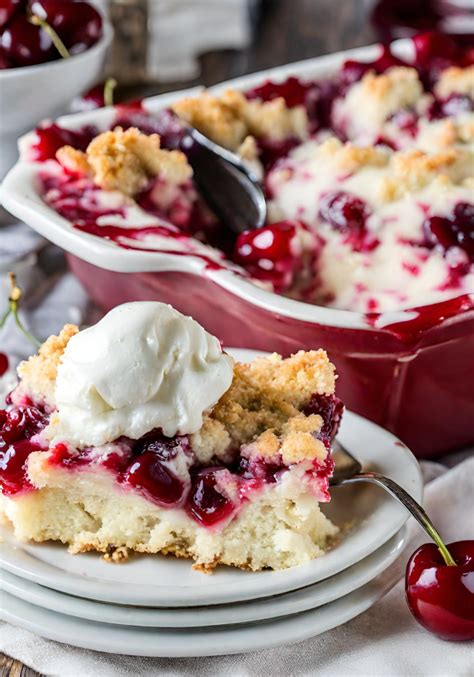 Cherry Cream Cheese Dump Cake Carammelle