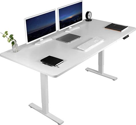 Vivo Electric Height Adjustable X Inch Memory Stand Up Desk Extra