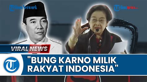 Jawab Sindiran Prabowo Soal Bung Karno Milik Rakyat Megawati Siapa