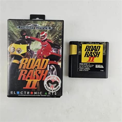 Road Rash Ii Sega Mega Drive Boxed No Manual Electronic Arts