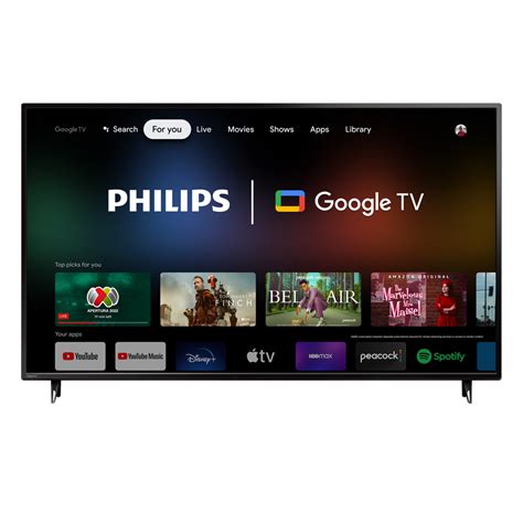 Philips Pul F K Uhd Hdr Led Smart Google Tv For Sale