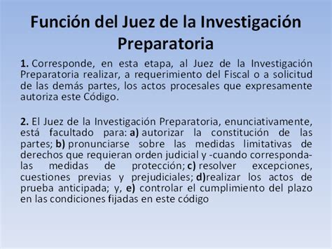 Proceso comun la investigación preparatoria y la etapa intermedia