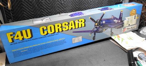 Nos Top Flite F U Corsair Rc Model Airplane Kit Crs Ebay