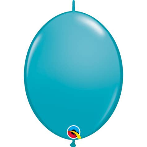 10 Ballons Qualatex Quick Link 30 Cm Turquoise