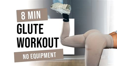 8 MIN INTENSE BOOTY WORKOUT No Repeat No Equipment GROW YOUR