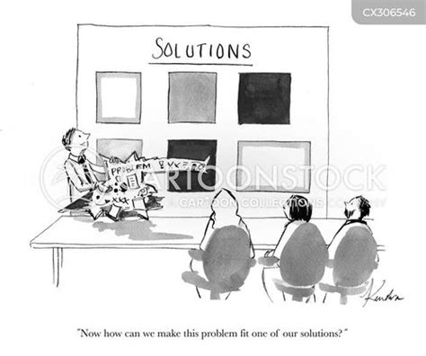 Problem Solving Cartoon Image