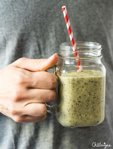 Smoothie Kiwis Coco Et Graines De Chia Blog De Ch Taigne