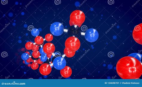 Geometrical Colorful Molecular Structures Stock Illustration Illustration Of Rendering