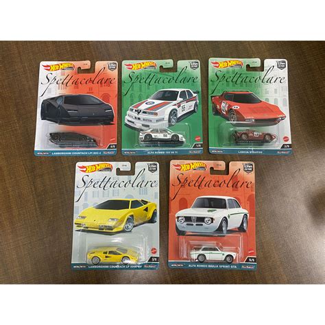 HOT WHEELS PREMIUM CAR CULTURE SPETTACALARE CHASE LAMBORGHINI COUNTACH LPI FPY B