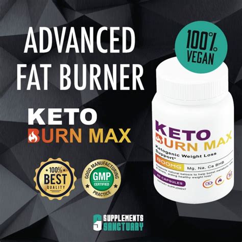 Keto Burn Max Burn Fat As Energy And Boost Metabolism Supplements