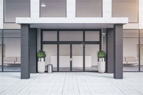 Modern Building Entrance Stock Illustrations – 28,377 Modern Building Entrance Stock ...