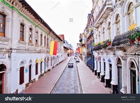 Streets Cuenca Ecuador During Festivities City Stock Photo 111380678 ...