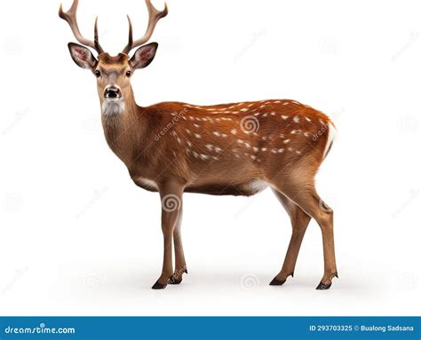 sika deer silhouette royalty  stock photography cartoondealer