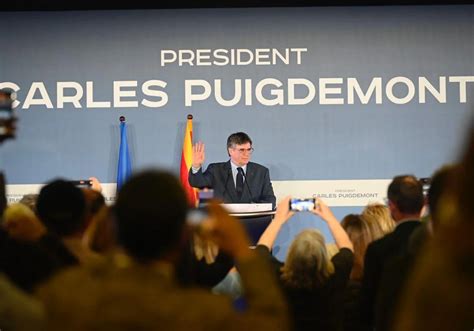 Carles Puigdemont candidato a las elecciones en Cataluña en directo