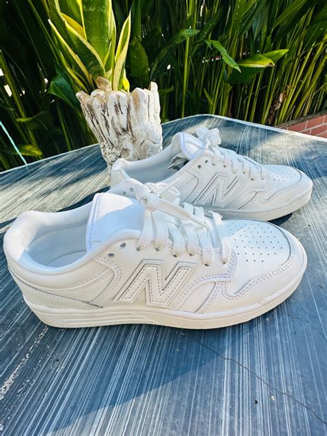 New Balance White Shoes Men S Fashion Footwear Sneakers On Carousell