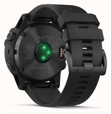 Garmin Tactix Charlie Titanium Bezel Black Rubber Strap 010 02085 00 First Class Watches™