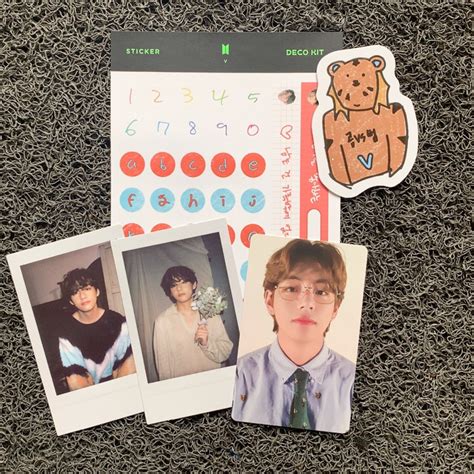 Jual SHARING DECO KIT BTS PHOTOCARD DECO KIT BTS JUNGKOOK TAEHYUNG V