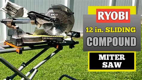 RYOBI 12 Sliding Compound Miter Saw With LED TSS121 YouTube