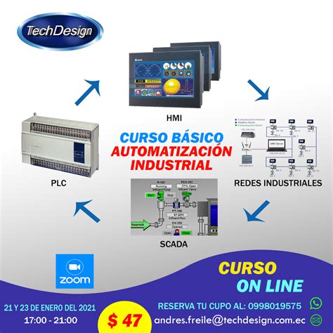 Curso Automatizaci N Industrial Techdesign Automatizaci N Plcs Cad