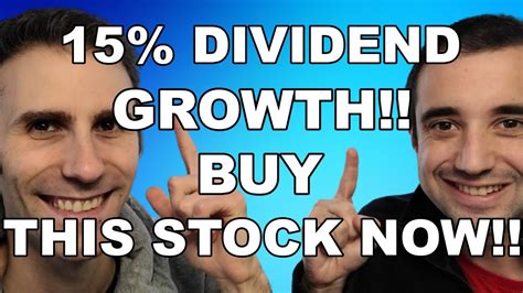 Dividend Stock To Buy Right Now Dividend Growth Rate Increasing