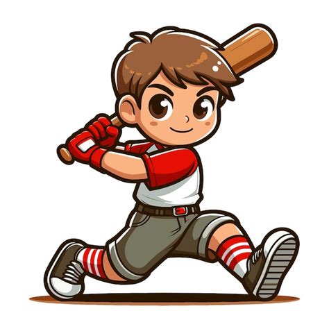 Un Petit Garçon Mignon Et Heureux Jouant Au Softball De Baseball Dans