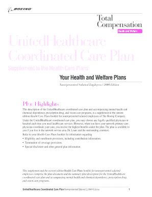 Fillable Online Coordinated Care Plan Fax Email Print Pdffiller