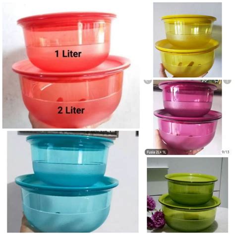 Jual Table Collection Set L Dan L Tupperware Tempat Saji Sayur