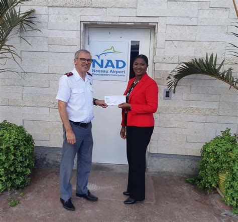 Nassau Airport Development Nad Supports The Salvation Army Lynden Pindling International Airport