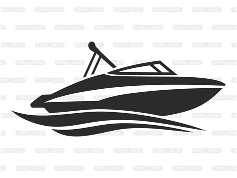 Speed Boat Svg Speed Boat Clipart Speed Boat Cut File Speed Boat