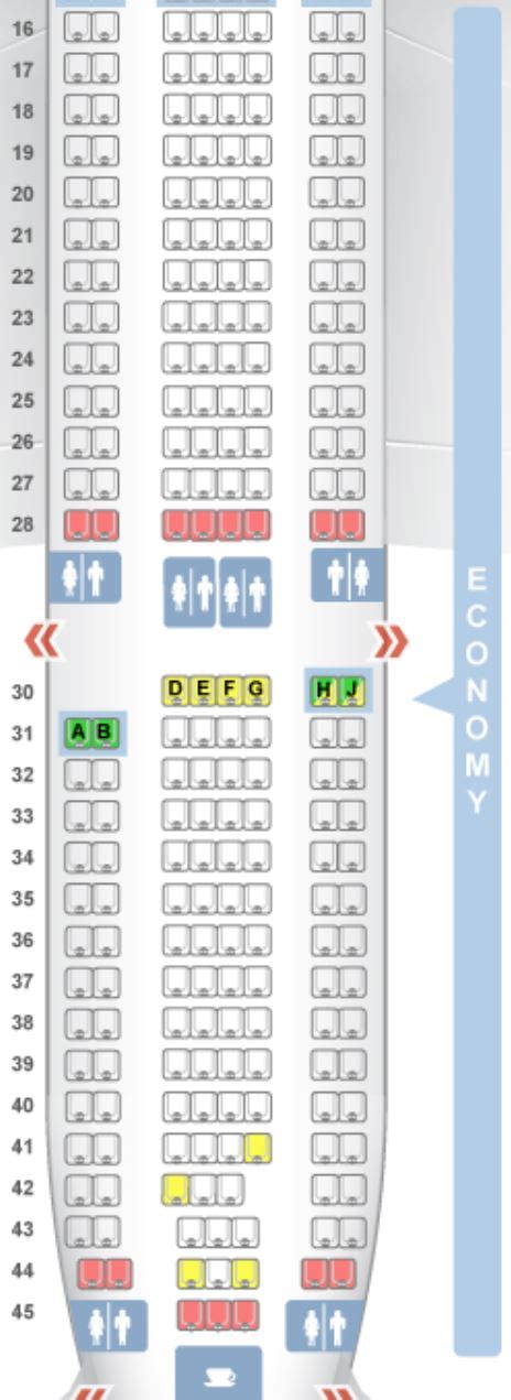 Seat Map Klm Airbus A330 200 Seatmaestro 42 Off