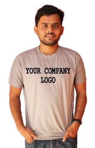 Round Neck Plain Cotton 180 Gsm Bio Wash Logo Printing Corporate T