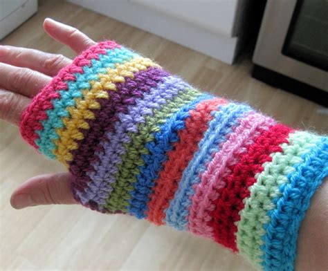 Crochet Therapy: Wrist Warmers