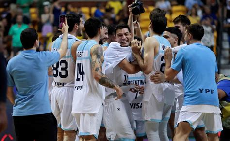 La Selección Argentina De Básquet Derrotó A Estados Unidos Y Se Metió En La Final De La Americup