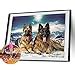 Amazon de Domybest Deutscher Schäferhund 5D DIY Diamond Painting