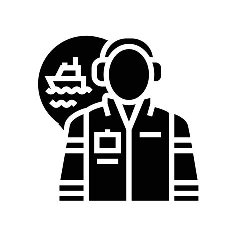 marine engineer worker glyph icon vector illustration 20377078 Vector Art at Vecteezy