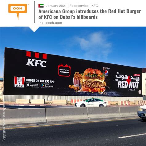Americana Group Introduces The Red Hot Burger Of Kfc On Dubais