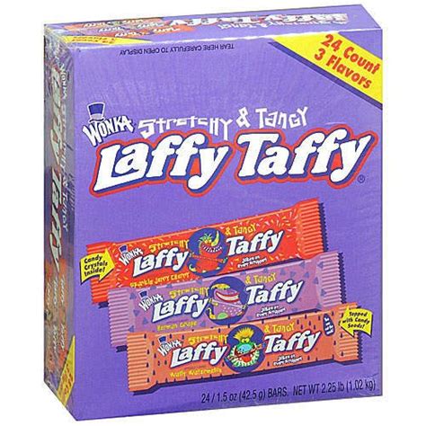 Candy Wonka Laffy Taffy Stretchy And Tangy Variety Box 24 Count 1 5